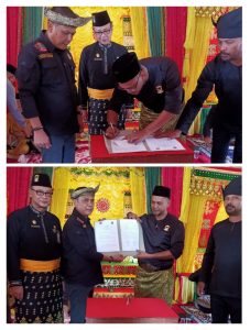 Penandatanganan Memorandum of Understanding (MoU) Kerjasama Antar Hulubalang LAM Kepri Tanjungpinang dengan Hulubalang LAM Riau Pekanbaru